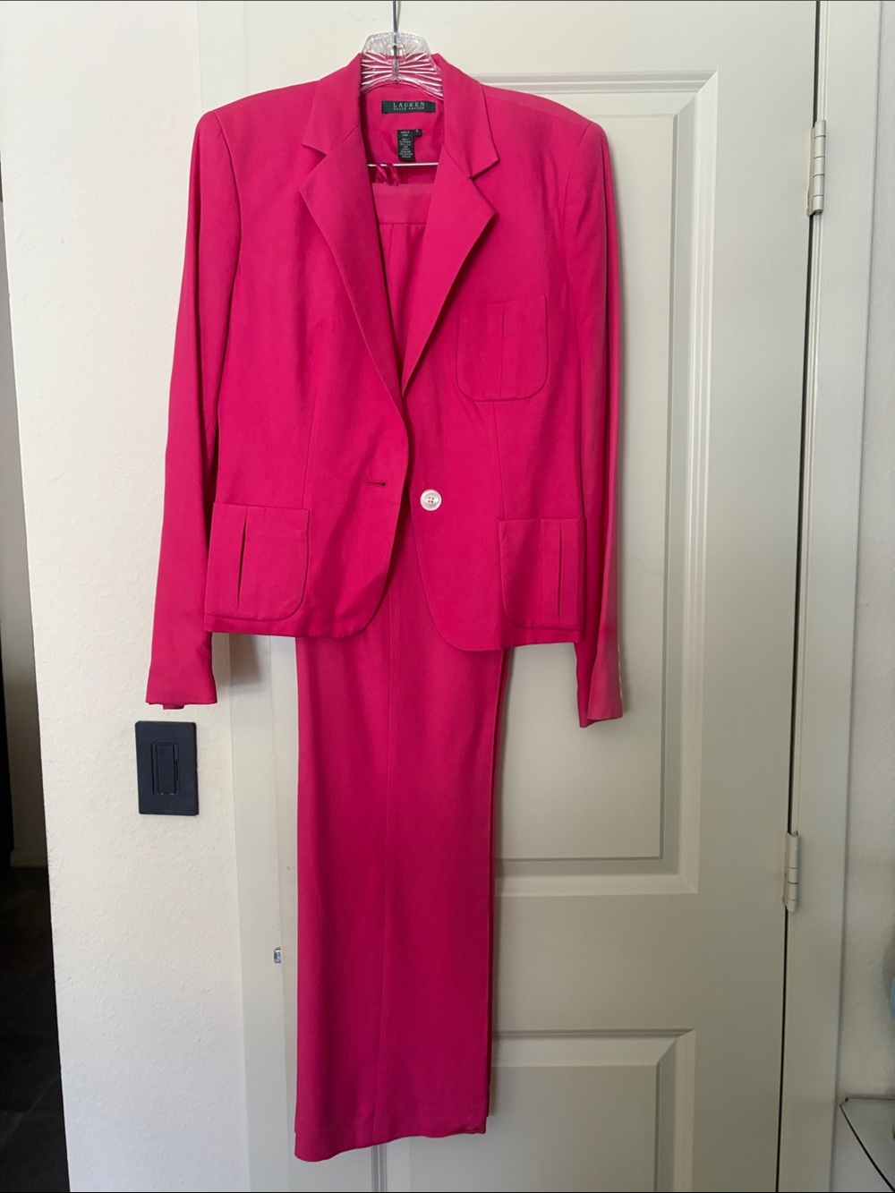 Ralph Lauren Vibrant Fuchsia Women's Suit - Blazer & Skirt